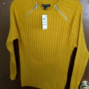 Golden yellow sweater